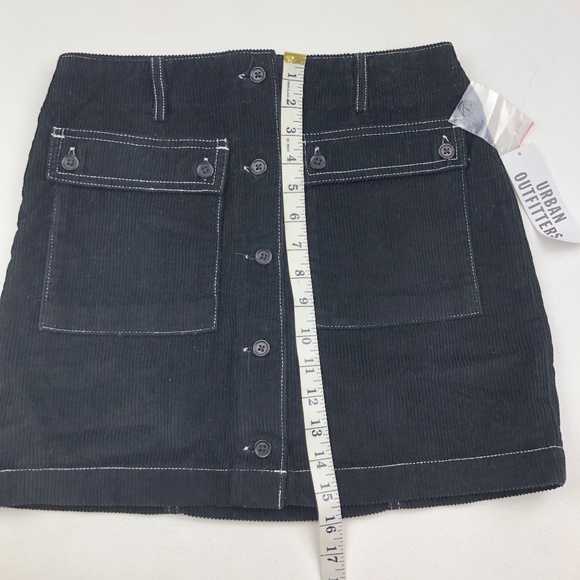 NWT BDG Urban Outfitters Button Front Corduroy Skirt - Picture 4 of 7